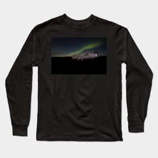 Iceland - DC3 and Aurora Long Sleeve T-Shirt